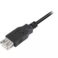 usb extension - Sharkoon USB 2.0 extension cable juodas 1,0m - 3 nuotrauka