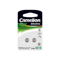 camel - Camelion Alkaline Button celles 1.5V (AG10) LR54/ LR1131 - 2 nuotrauka