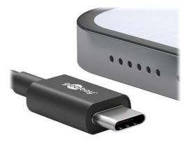 usb c pakrovejas - Goobay USB-C Charging and Sync Cable, 1 m | 66318 - 2 nuotrauka