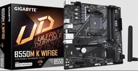 amd processor am4 - Gigabyte B550M K WIFI6E - 1 nuotrauka