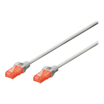 kabelis utp cat6e - DIGITUS CAT 6 UTP Patch Cable 3m Grey - 2 nuotrauka