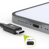 usb c pakrovejas - Goobay USB-C Charging and Sync Cable, 2 m | 51243 - 4 nuotrauka