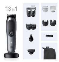 one step - Braun Series 7 AIO7560 13in1 Tamsiai Pilkas (Dark Grey) - 2 nuotrauka