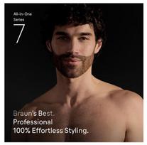 one step - Braun Series 7 AIO7560 13in1 Tamsiai Pilkas (Dark Grey) - 6 nuotrauka