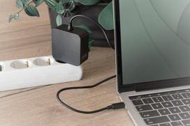 usb c power charger - Digitus Nešiojamojo kompiuterio įkroviklis USB-C Maitinimo šaltinis 65W PD3.0 DA-10071 Juodas (Black) - 2 nuotrauka