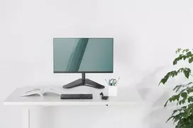 universalu televizoriaus - Digitus Desk Mount Adjustable Height, Rotate, Swivel Black - 3 nuotrauka