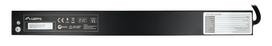 juodas ilgintuvas - LANBERG PDU-08E-0200-BK Maitinimo paskirstymo įrenginys 19" 1U 16A 8x Prancūziškas lizdas 2m Juodas (Black) - 3 nuotrauka