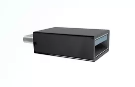 adapteriai type c - Gembird Adapter USB-C / USB Black - 3 nuotrauka
