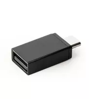 adapteriai type c - Gembird Adapter USB-C / USB Black - 4 nuotrauka