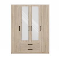 spintos - Topeshop ROMANA 160 SON bedroom wardrobe/closet 11 shelves 4 door(s) Oak - 4 nuotrauka