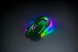 razer basilisk v3 35k - Razer Basilisk V3 Pro 35K Phantom Žalias (Green) - 5 nuotrauka