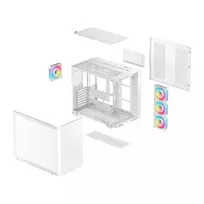 cg530 - Deepcool CG530U 4F Balta (White) - 3 nuotrauka