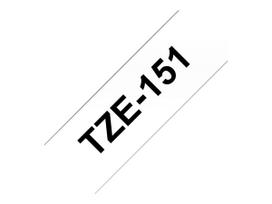 senukai.lt lipni juosta - Brother | TZE-151 Laminated Tape | Black on Clear | TZe | 8 m | 2.4 cm | TZE151 - 2 nuotrauka