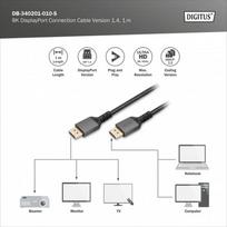 displayport 1.4 - DIGITUS DB-340201-010-S - 3 nuotrauka