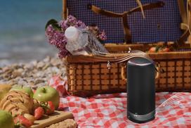 bluetooth garsiakalbis nesiojamas - Gembird SPK-BT-LED-08L Black (Juoda) - 2 nuotrauka