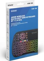 rgb keyboard - Savio SAVMKW-04 Belaidė Klaviatūra Juodas (Black) - 4 nuotrauka