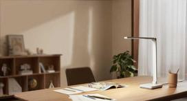 baltas stalas darbui - Xiaomi Desk Lamp Lite EU, 7.5W, Balta (White) - 4 nuotrauka