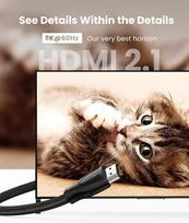 hdmi 8k kabelis - HDMI Laidas UGREEN HD140 2.1, 8K 60Hz, 1m, juodas - 4 nuotrauka