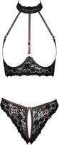 motan dalimis - Cottelli lingerie Bra Set open L Seksuali liemenėlė - 4 nuotrauka