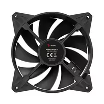 120mm fan - SAVIO BLADE 120mm 4-pin Juodas (Black) - 7 nuotrauka
