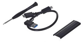 hdd 2tb - PATRIOT VXD obudowa SSD USB3.2 M.2 NVMe 1.3 do 2TB Aluminium RGB - 4 nuotrauka