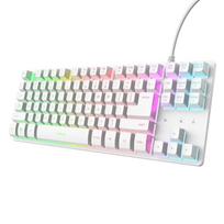 anglys - KEYBOARD USB GXT 833W THADO/TKL ENG WHITE 25894 TRUST - 5 nuotrauka