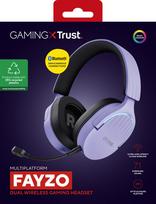 usb ausine - Trust 25305 GXT 491P Fayzo Purple (Mėlynas) - 5 nuotrauka
