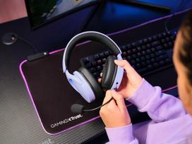 usb ausine - Trust 25305 GXT 491P Fayzo Purple (Mėlynas) - 14 nuotrauka