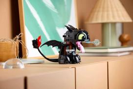 bigbox lego - LEGO ICONS Kaip išmokyti savo drakoną: Dantukai 10375 - 8 nuotrauka
