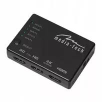 hdmi daliklis - MEDIATECH MT5207 5xHDMI SWITCH 4K MT5207 - 6 nuotrauka