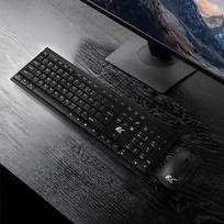 mouse ergonomic - Maclean NanoRS RS580 Belaidė klaviatūra ir pelė COMBO (Juoda) - 9 nuotrauka
