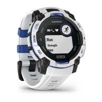ismanusis ismanusis laikrodis laikrodis - Garmin Instinct 3 45mm Supernova Edition Solar Whitestone / Bolt Blue - 3 nuotrauka