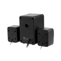 kompiuterio koloneles - Rebel CS-50 Black (Juoda) - 2 nuotrauka