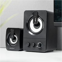 kompiuterio koloneles - Rebel CS-50 Black (Juoda) - 5 nuotrauka