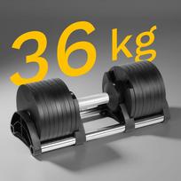 hanteliai reguliuojami 2 - Automatinis reguliuojamas ketaus hantelis 36 kg REBEL ACTIVE - 6 nuotrauka