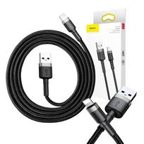 usb lightning laidas baseus - Baseus CALKLF-BG1 Lightning - USB Black - 2 nuotrauka
