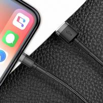 usb lightning laidas baseus - Baseus CALKLF-BG1 Lightning - USB Black - 5 nuotrauka
