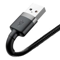 usb lightning laidas baseus - Baseus CALKLF-BG1 Lightning - USB Black - 10 nuotrauka