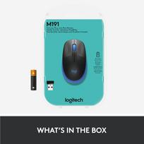 belaide pele logitech - Logitech | Full size Mouse | M190 | Wireless | USB | Blue | 910-005907 - 9 nuotrauka