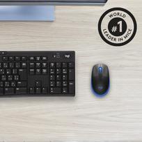 belaide pele logitech - Logitech | Full size Mouse | M190 | Wireless | USB | Blue | 910-005907 - 13 nuotrauka