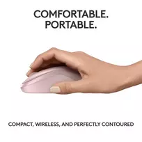 silent mouse - Logitech M240 Silent Rožinė (Pink) - 3 nuotrauka