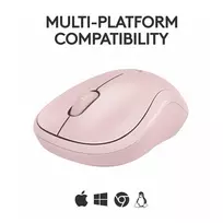 silent mouse - Logitech M240 Silent Rožinė (Pink) - 4 nuotrauka