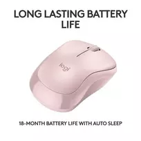 silent mouse - Logitech M240 Silent Rožinė (Pink) - 6 nuotrauka