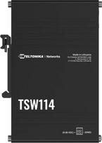 tinklo sakotuvas 10 - Teltonika DIN Rail Switch | TSW114 | Unmanaged | Wall-mountable | Gigabit Ethernet (copper) ports quantity 5 | Power supply type 2-pin industrial DC power socket | TSW114000000 - 4 nuotrauka