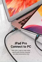venta - Vention USB 2.0 - USB-C adapteris PVC - Juodas - 4 nuotrauka