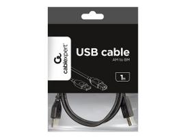 usb to usb c cable 2 m - Gembird Cable USB to USB Black 1m - 5 nuotrauka