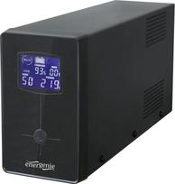 ac ac maitinimo saltiniai - Gembird EG-UPS-034 nepertraukiamo maitinimo šaltinis (UPS) Line-Interactive 1500 VA 900 W Juodas (Black) - 4 nuotrauka