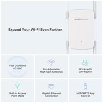 wi fi repeater - Mercusys ME50G AC1900 Wi-Fi Range Extender - 5 nuotrauka