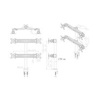 laikiklis tv - TV SET ACC DESK MOUNT BLACK/19-27" FPMA-D700D4 NEOMOUNTS - 10 nuotrauka