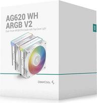 intelius - Deepcool AG620 ARGB Baltas (White) Procesoriaus Aušintuvas - 3 nuotrauka